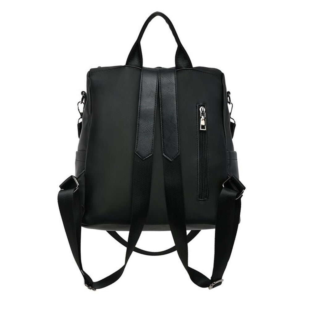 Women Girls Waterproof Leather Backpack Travel Shoulder Rucksack School Book Bag