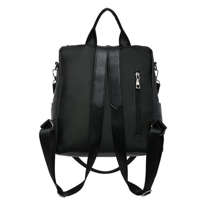 Women Girls Waterproof Leather Backpack Travel Shoulder Rucksack School Book Bag