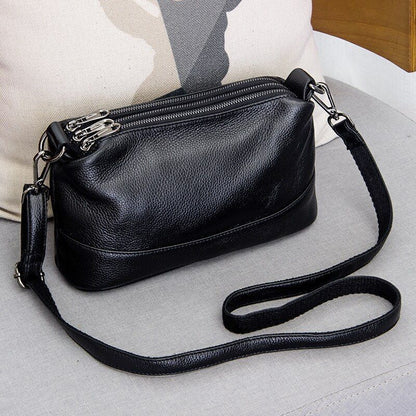 Genuine Leather Shoulder Bag Handbag Crossbody Travelling Tote Purse 26*15*9 CM