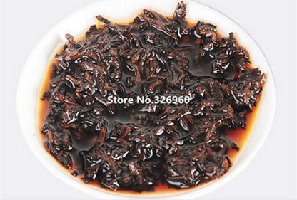 15 Pcs 185g Cooked Pu Er Tea Black Tea Gift Packing Pu-erh Tea Tin Box Puer Tea