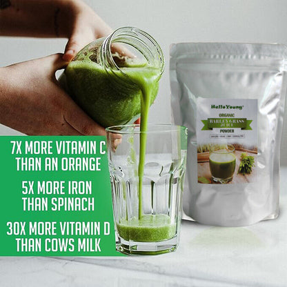 barley powder Organic Barley Grass Powder 250g barley grass lowering cholesterol