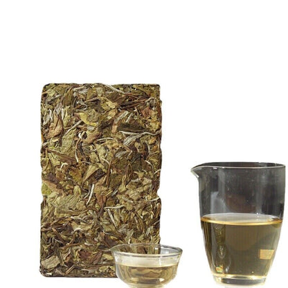 Fuding White Tea Song Press White Peony Tea Brick High Mountain Sunshine 250G