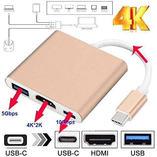 Type C to HDMI HDTV TV Adapter Cable For Galaxy S20 S21 S22 S23 Ultra Note10+ 5G
