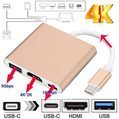Type C to HDMI HDTV TV Adapter Cable For Galaxy S20 S21 S22 S23 Ultra Note10+ 5G