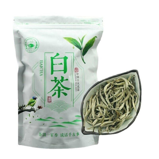 Spring White Tea Silver Needle Premium Bai Hao Yin Zhen Kungfu Tea