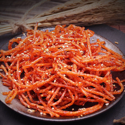 Spicy Strip Spicy Snack Chinese Snacks Are Delicious 125g*4bag 辣条香辣丝大辣棒大刀肉大辣片