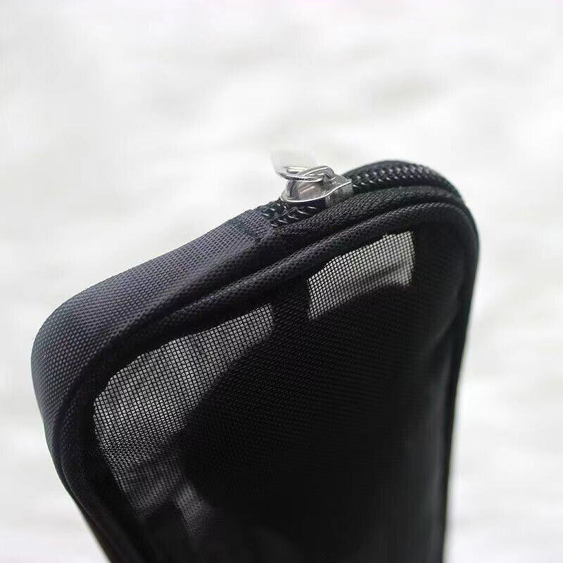 Makeup Brush Travel Case Cosmetic Toiletry Bag Organizer Mesh Kit Pouch