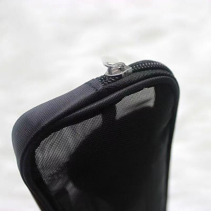 Makeup Brush Travel Case Cosmetic Toiletry Bag Organizer Mesh Kit Pouch