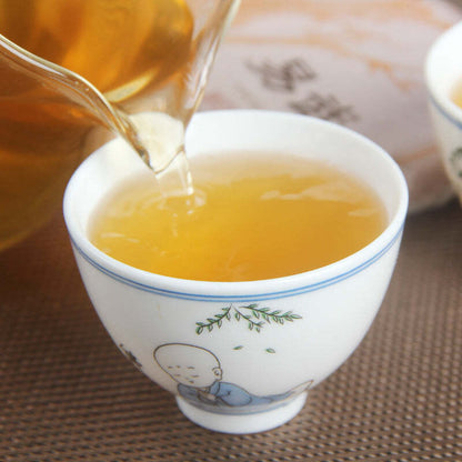 100g Yiwu Raw Pu'er Tea Small Cake Yunnan Pu-erh Shengcha Organic Old Puerh Tea