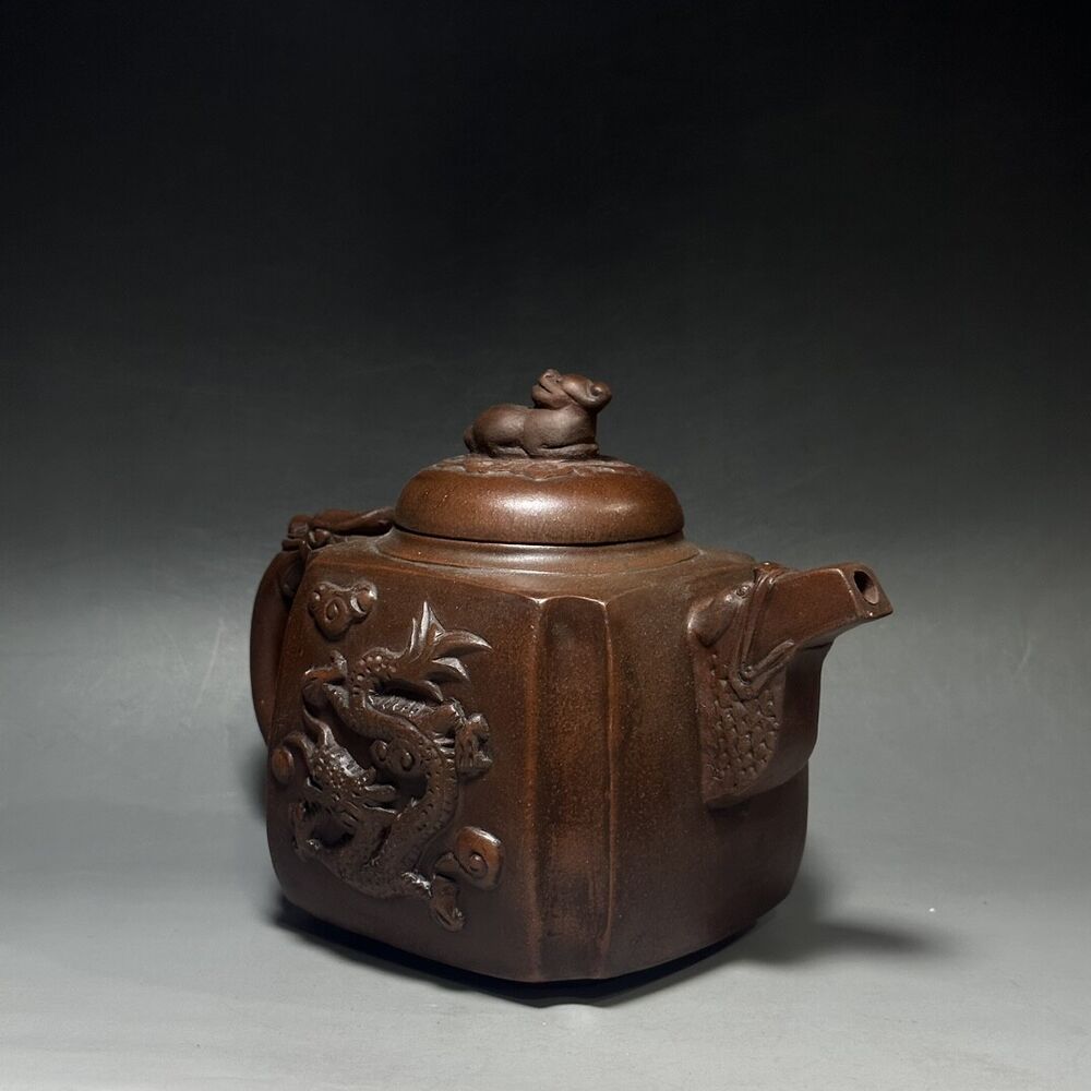 vintage chinese yixing purple clay teapot zisha ceremony teaware collection rare