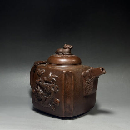 vintage chinese yixing purple clay teapot zisha ceremony teaware collection rare