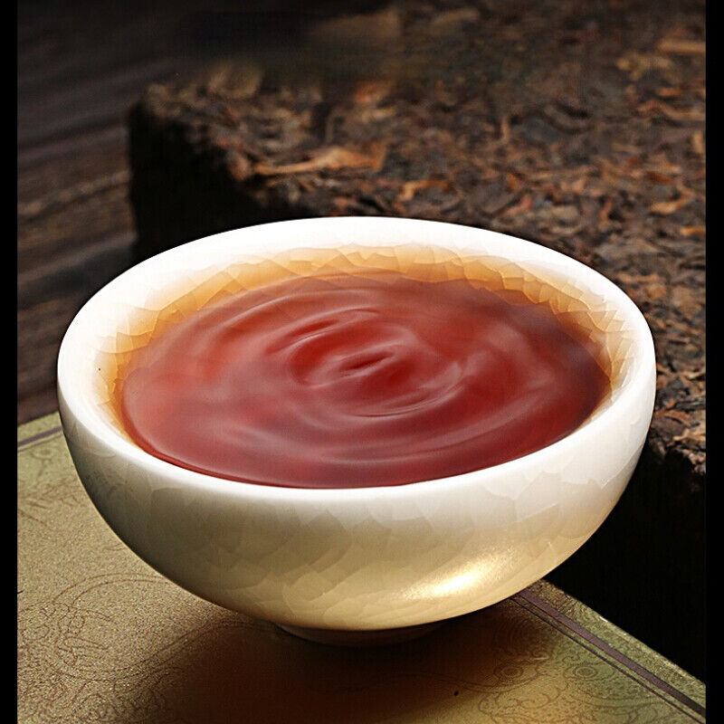 Yunnan Natural Cooked Pu-erh Black Tea Chinese Aged Pu-Erh Tea Gold Brick 1000g