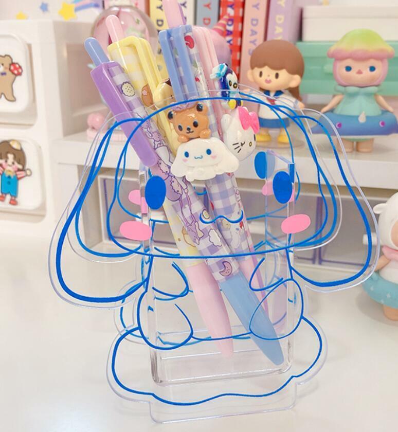 Cute Cinnamoroll Desk Student Kids Pencil Pen Holder Pencil Cup Pen Organizer