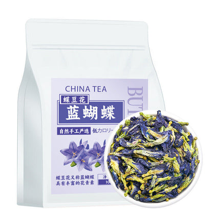 Herbal Tea Yunnan Butterfly Bean Flower Blue Butterfly Fresh Loose Leaf 100g