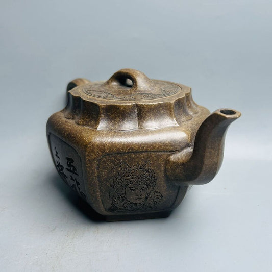 Vintage Chinese Yixing Purple Clay Teapot Zisha Ceremony Teaware Collection Rare
