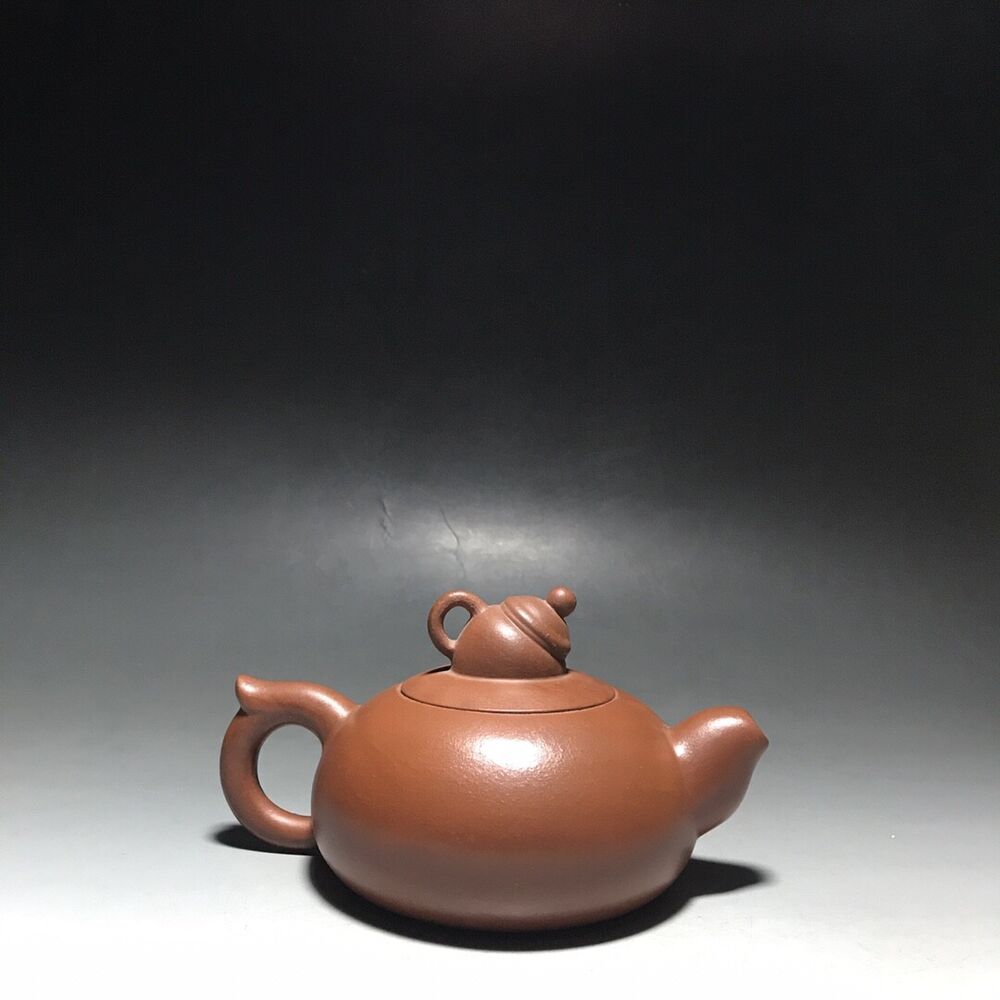 vintage chinese yixing purple clay teapot zisha ceremony carving Collectible art