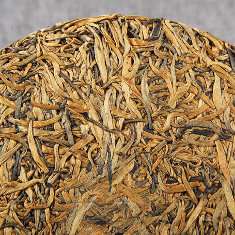 357g Yunnan Dianhong Black Tea Cake Top Honey Fragrant Golden Bud Dian Hong Tea