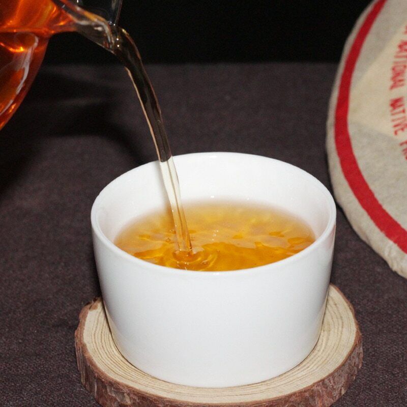 2003 CNNP Zhong Cha Yunnan Chi Tse Beeng Cha Puer Pu'er Puerh Raw Cake Tea 357g