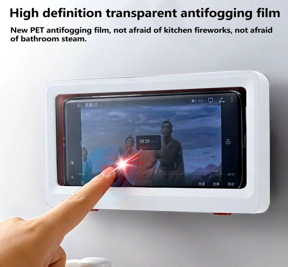 Sujetador Porta Telefono Waterproof Caja Magica Para Celular Touch Screen 360°