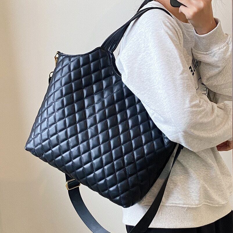 Women Tote Bag Handbags Leather Shoulder Bag Simple Handbags