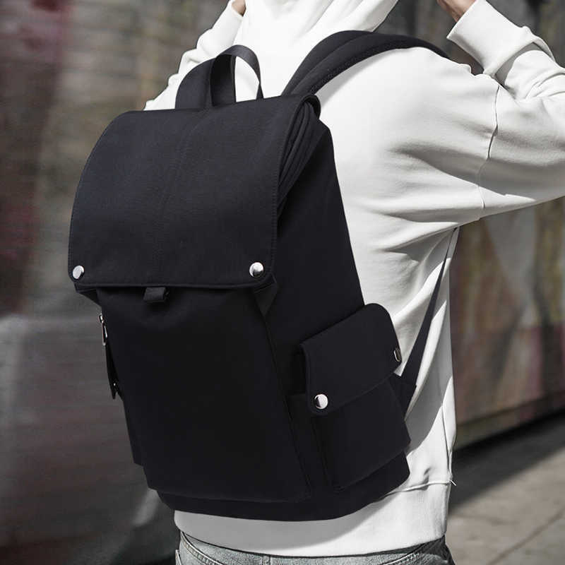 Men Casual Backpack Oxford High Capacity Teenager Student School Bag Rucksack