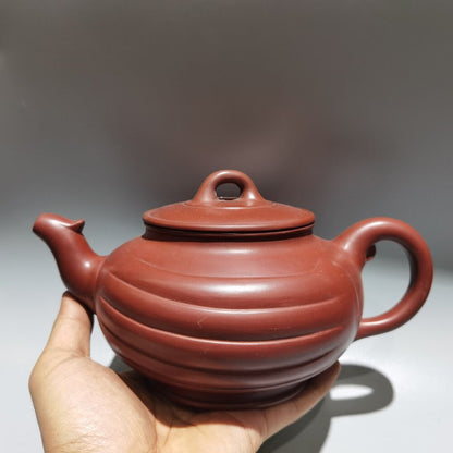 Vintage China Yixing Purple Clay Teapot Zisha Ceremony Office Teaware Collector
