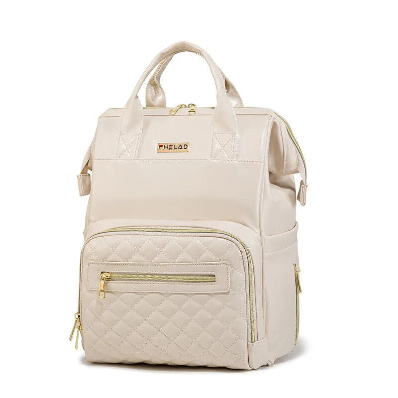 PU Mummy Bag Multi-function Maternity Package Mummy Backpack Stroller
