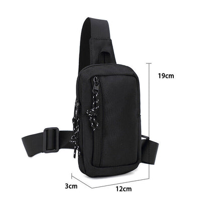 Men's Mini Chest Bag Outdoor Travel Sport Shoulder Sling Backpack Cross Body Bag