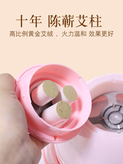 Moxa Box Portable Moxibustion Pot Smokeless Anti-scalding Chest Fumigation Tool
