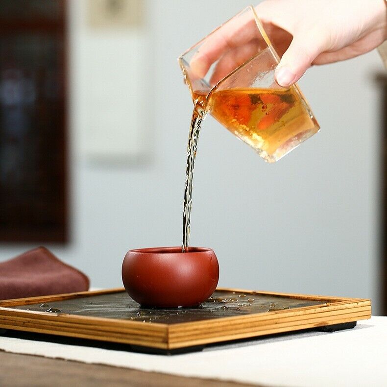 real yixing zisha tea cup original ore red stoneware kungfu tea cups handmade