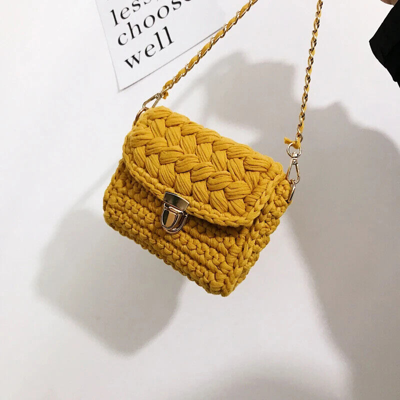 Women's Bag Woven Tote Bag Ladies Single Crossbody Bags Women Shoulder Bags