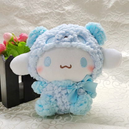 Cute 20CM 8'' Sanrio Panda Cinnamoroll Plush Toys Stuffed Anime Soft Doll