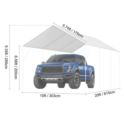 Carport Replacement Canopy Cover – Heavy-Duty Waterproof UV Protection