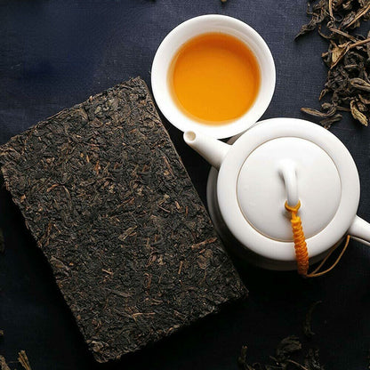 318g Anhua Baishaxi Yupin Fucha Tea Top-grade Classic 1953 Dark Tea Brick Tea