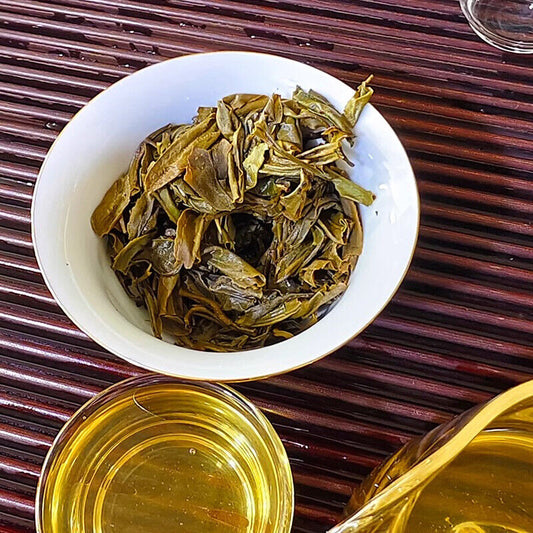 1000g Top-Grade Menghai Pu'er Raw Tea Pillar Shape Pu-erh Green Tea Health Drink