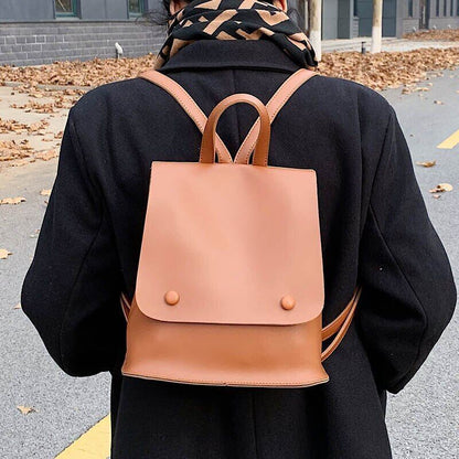 Women's Backpack PU Leather Shoulder Bag Ladies Tote Bags Backpack