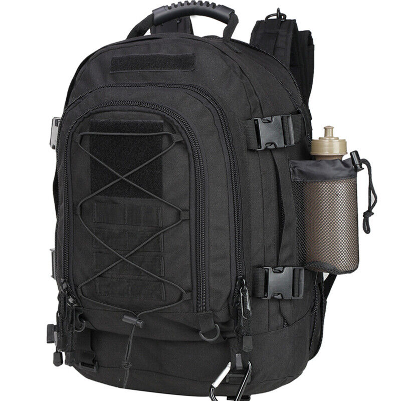 Großer militärischer taktischer Rucksack Outdoor erweiterbar Reise Wandertasche-