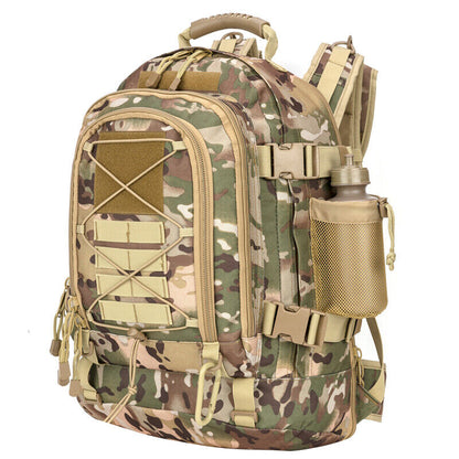 Großer militärischer taktischer Rucksack Outdoor erweiterbar Reise Wandertasche-
