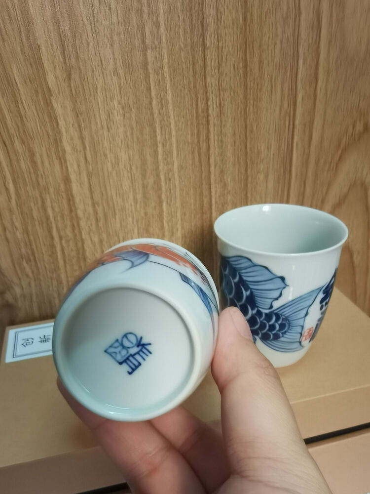 2pcs x 90cc China JingDeZhen master tea cup Gao WhiteClay beauty ceramic cup
