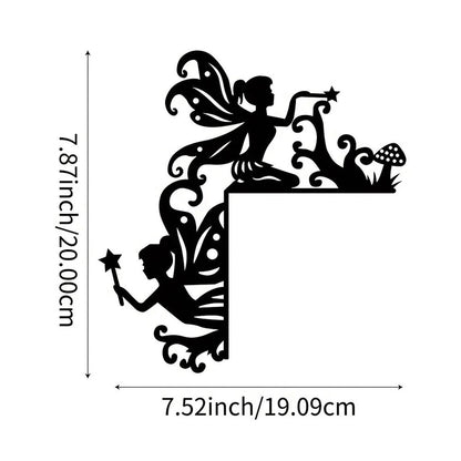 Metal Elf Decoration Wall Sticker Door Corner Decoration Door Frame