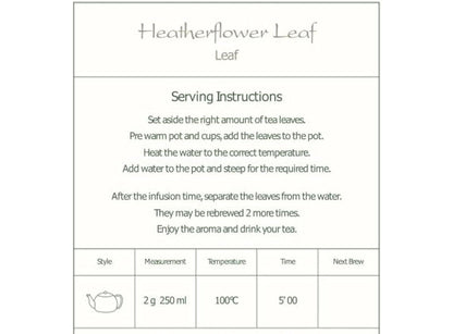 Heather Flowers and Leaves - 100g