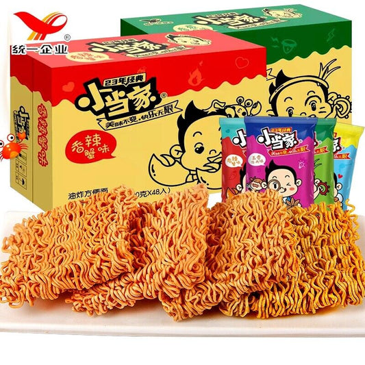 统一小当家干脆面20g*48包 Dry eating instant instant noodles 20g*48bags