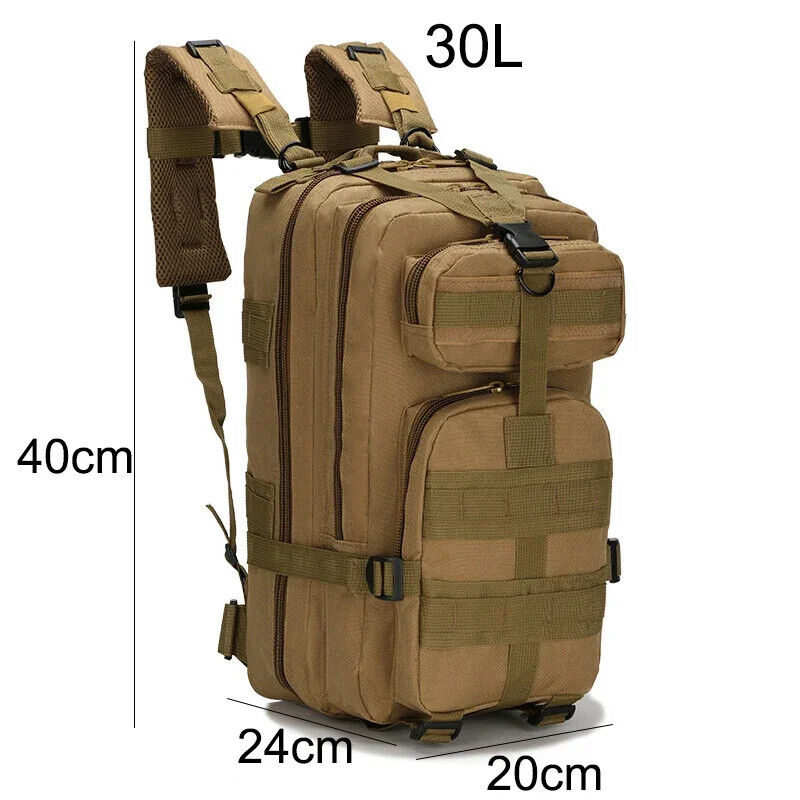 30L Military Backpacks Backpack OutdoorBackpacks Camping Hunting Sports Bag