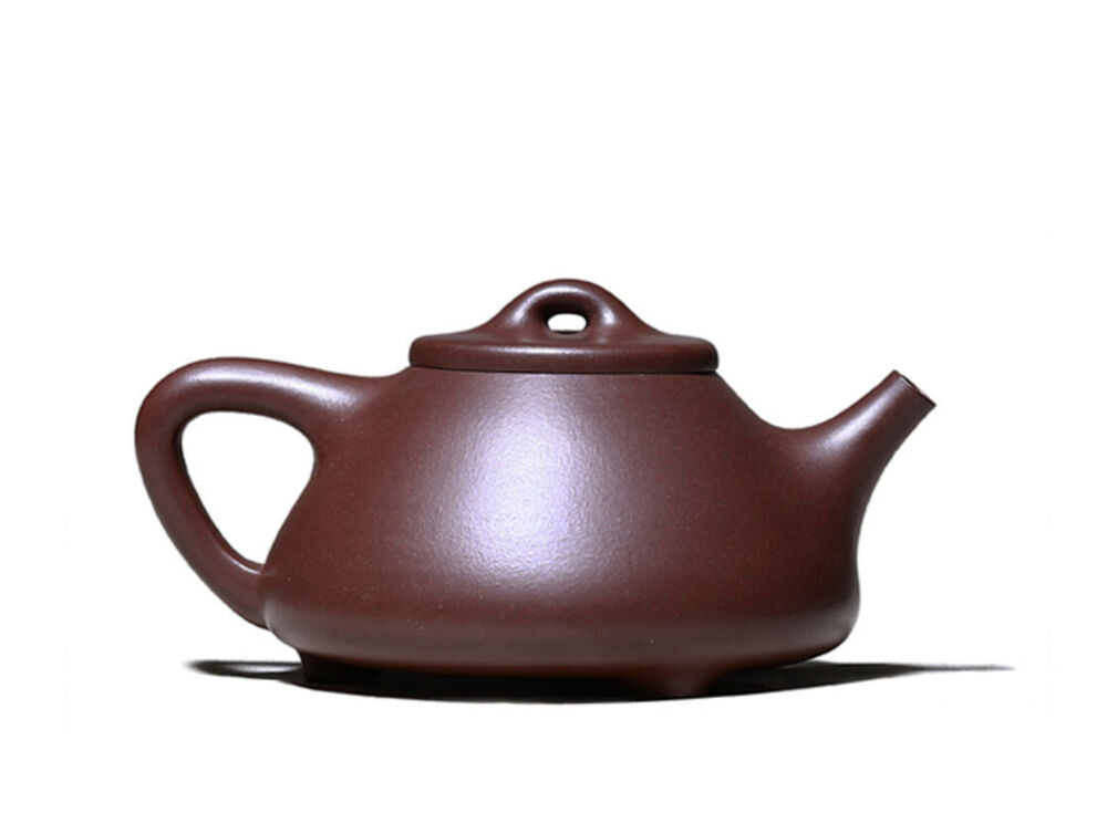 220cc Handmade Purple Sand Purple Clay Tea Pot in Yixing, China ZiYe Shipiao Hu Tea Pot-