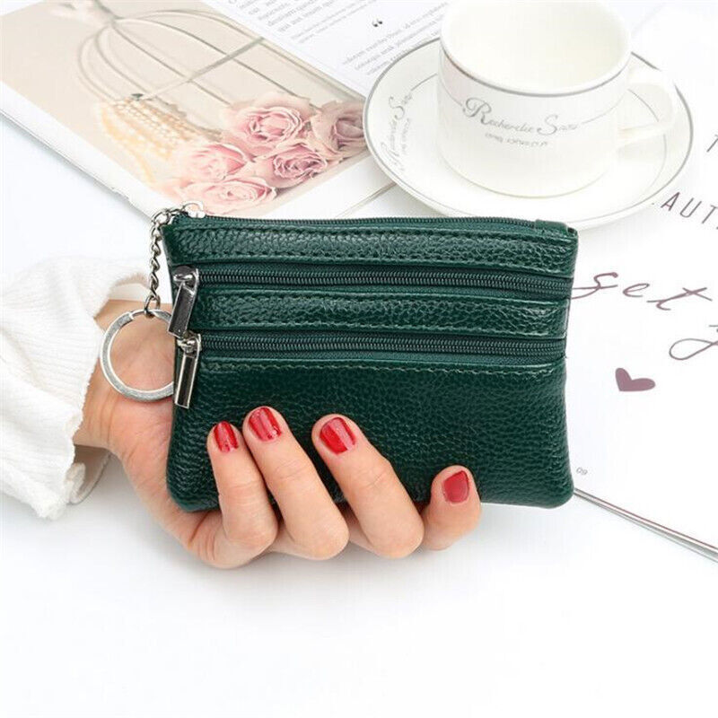 Leather Purse Women Small Wallet Purses Mini Zipper Money Bags Pocket Wallets