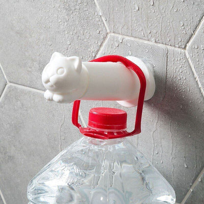 Toilet Paper Holder PP Cat Kitten Wall Hanging Tissue Roll Towel Hanger 16x5.5cm