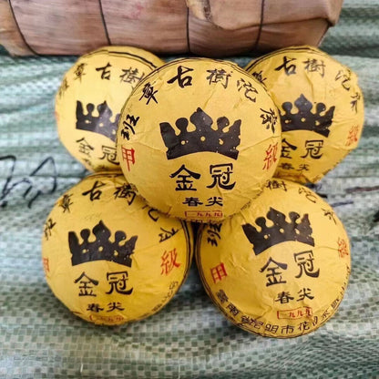 100g Yunnan Old Pu'er Tuo Tea 1999 Aged Raw Puerh Tuocha Premium Pu-erh Raw Tea