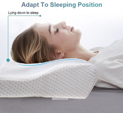 TOPX KingSize Memory Foam Pillow is perfect for side, back, stomach sleepers NEW