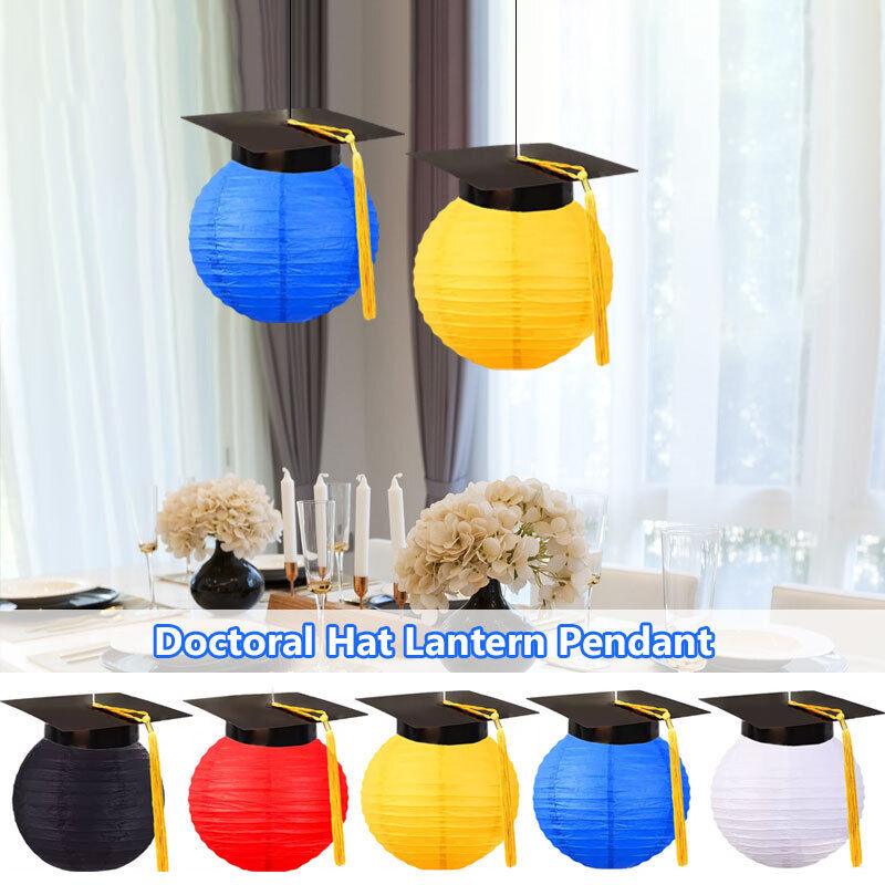 Graduation Party Ceremony Lantern Doctoral Hat Lantern Photography Prop Decor
