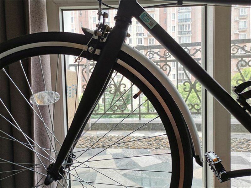 Bicycle Front Rear Fender 700C Road Bike Retro Fixed Gear Parts Aluminum Plastic